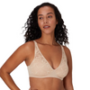 Bali Women's Beige Breathe Cotton Modal Wireless T-Shirt Bra