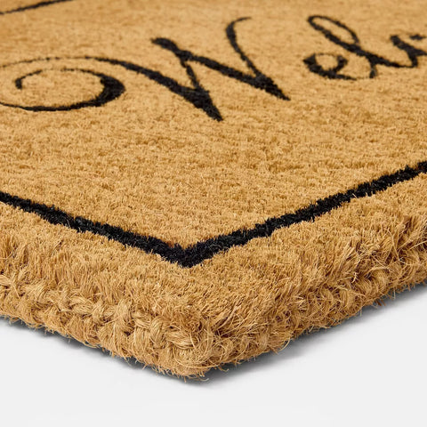 Threshold "Welcome" Coir Doormat Natural Outdoor Front Rug | Threshold In Lebanon