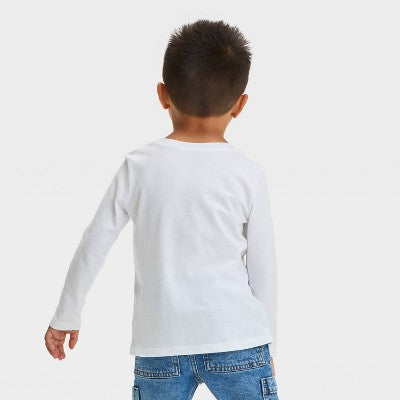 Cat & Jack Baby Boy's White Long Sleeve Solid Blouse  |Cat & Jack in Lebanon