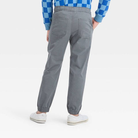 Cat & Jack Big Boy's Grey Stretch Woven Jogger | Cat & Jack In Lebanon