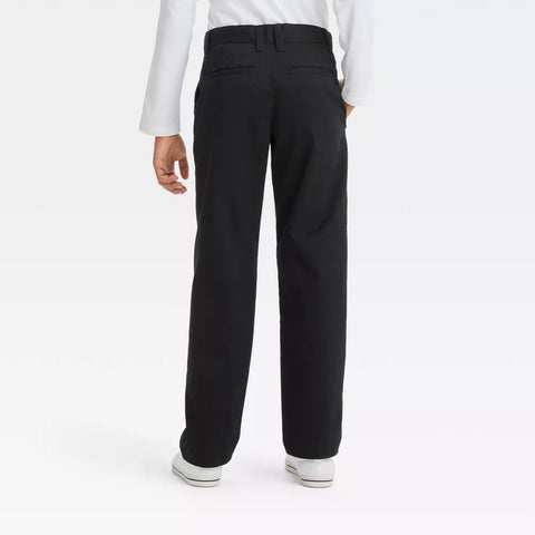 Cat & Jack Boy's Black Straight Fit Uniform Pants | Cat & Jack In Lebanon