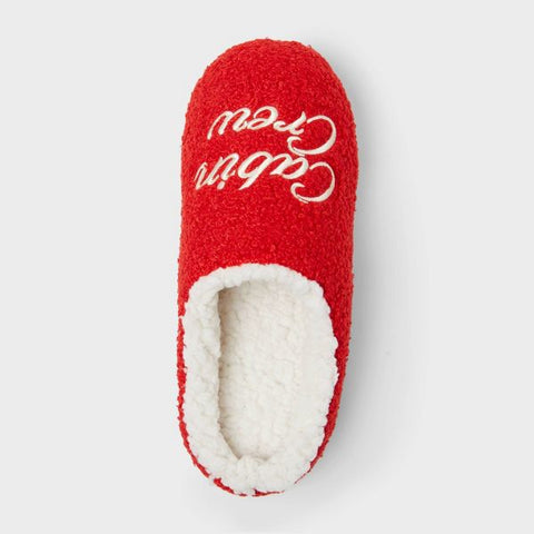Wondershop  Unisex Red Cabin Crew Scuff Slippers |Wondershop in Lebanon