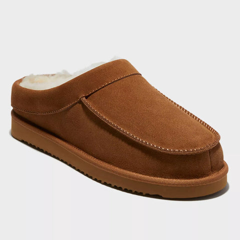 Dluxe By Dearfoams Men's Light Brown Lith Slippers |Dluxe By Dearfoams In Lebanon