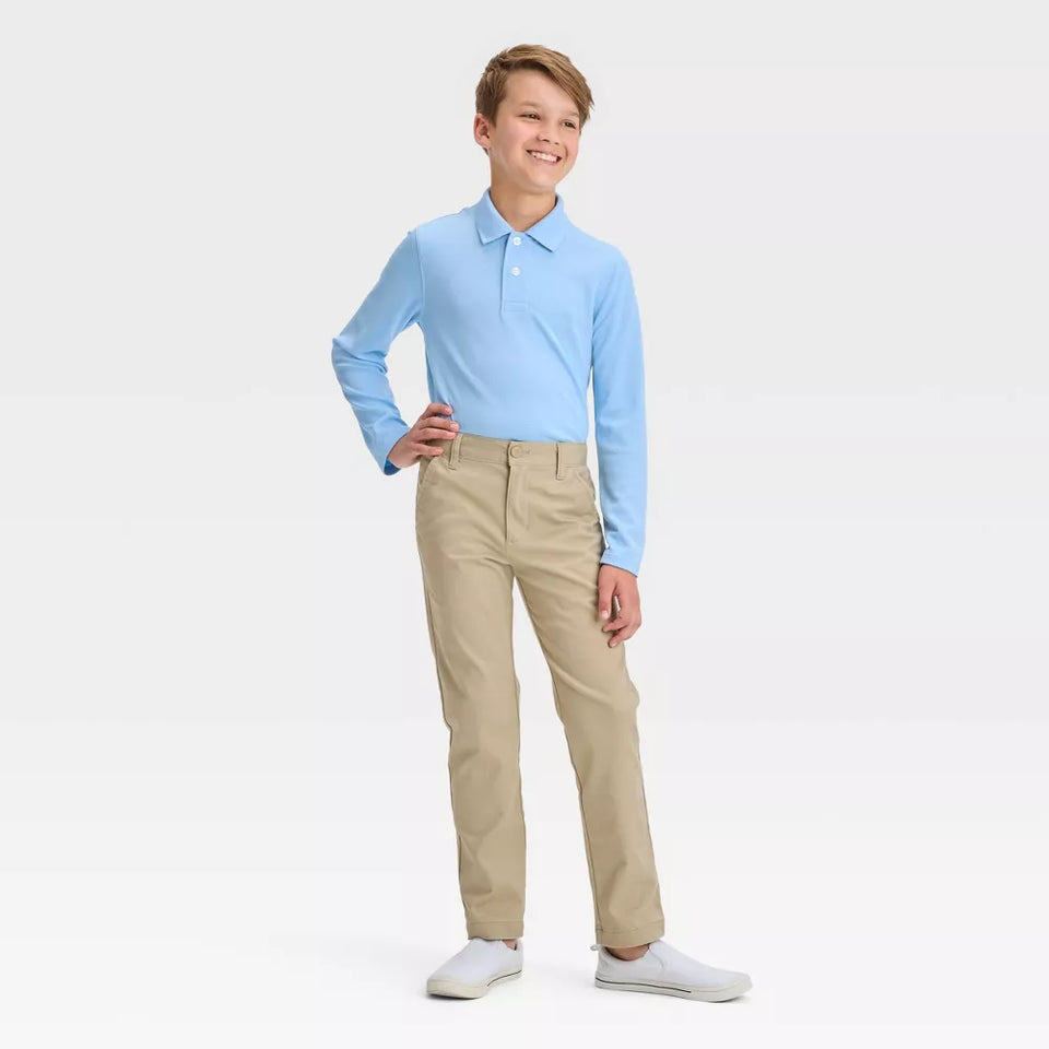 Cat & Jack Boy's Beige Skinny Fit Chino Pants | Cat & Jack In Lebanon