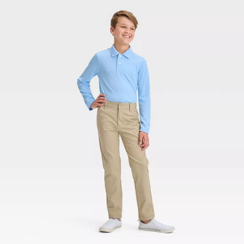 Cat & Jack Boy's Beige Skinny Fit Chino Pants | Cat & Jack In Lebanon
