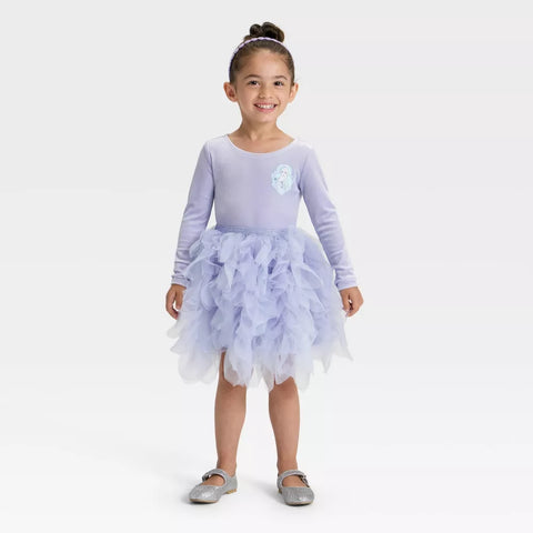 Disney Girl's Purple Frozen Elsa  Ballerina Dress | Disney In Lebanon