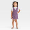 Cat & Jack Girl's Purple 2 Pieces Short Sleeve Corduroy Skirtall Dress | Cat & Jack In Lebanon