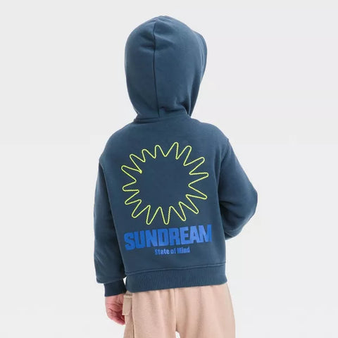 Grayson Mini Baby Boy's Navy Stay Sunny Hoodie | Grayson Mini In Lebanon