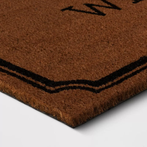 Threshold "Welcome" Coir Doormat Natural Estate Doormat | Threshold In Lebanon