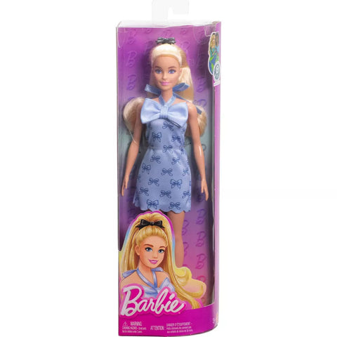 Barbie Fashionistas Doll Blue Bow Halter Dress|Barbie In Lebanon