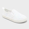 Cat & Jack Girl's White Yana Slip-On Glitter Sneakers | Cat & Jack In Lebanon