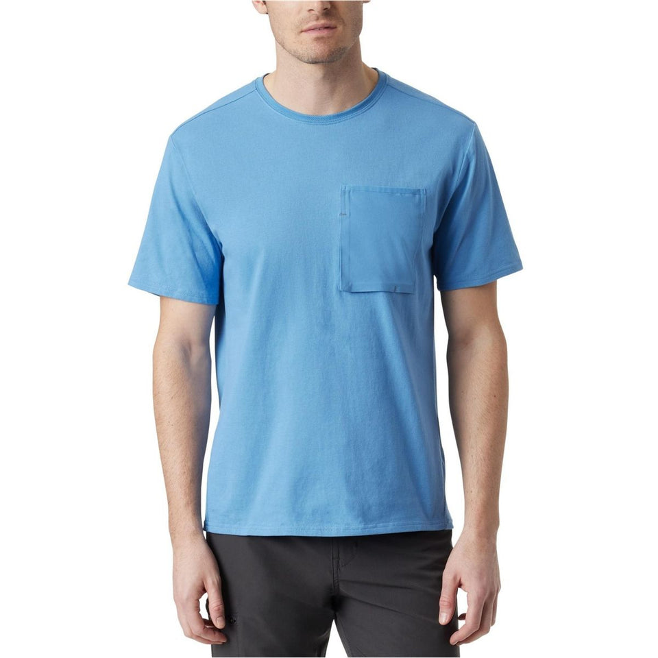 Bass Outdoor Men's Blue Pocket Tee Basic T-Shirt | Bass Outdoor in Lebanon