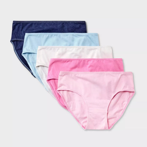 Dealworthy Girl's Blue/Pink 5pk Underwear Briefs | Dealworthy In Lebanon