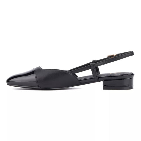 New York & Company Women's Black Ophelia Slingback Sandal | New York & Company In Lebanon