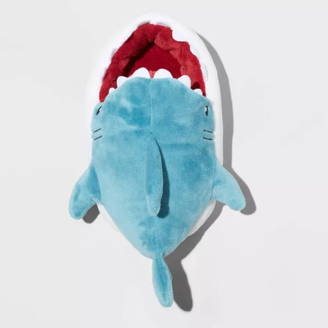 Cat & Jack Boy's Blue Bruce Shark Loafer Slippers |Cat & Jack In Lebanon