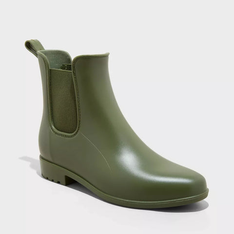 A New Day Women's Green Chelsea Rain Boots | A New Day In Lebanon