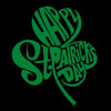 LA Pop Art Women's Black Word Art V-Neck St. Patrick's Day T-Shirt|LA Pop Art In Lebanon