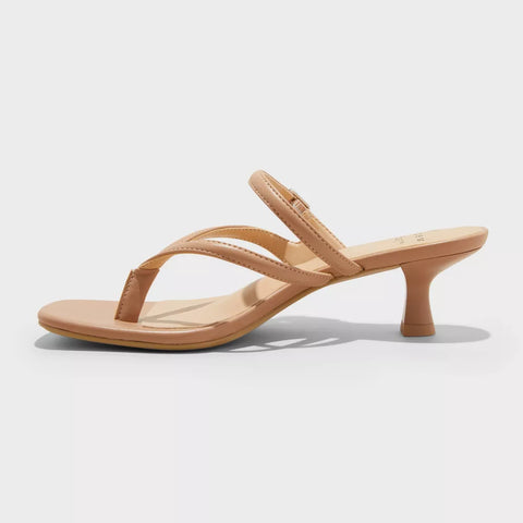A New Day Women's Tan Sayler Thong Heels | A New Day In Lebanon