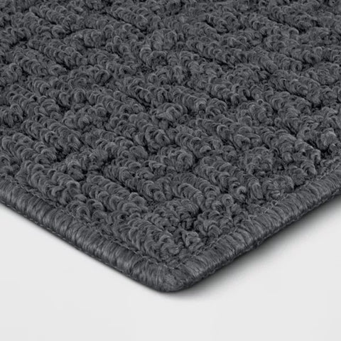 Threshold Gray Washable Solid Machine Tufted Rug | Threshold In Lebanon