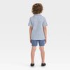 OshKosh B'gosh Boys Blue and White Striped Button-Down Shirt and Shorts 2-Piece Set | OshKosh B'gosh in Lebanon