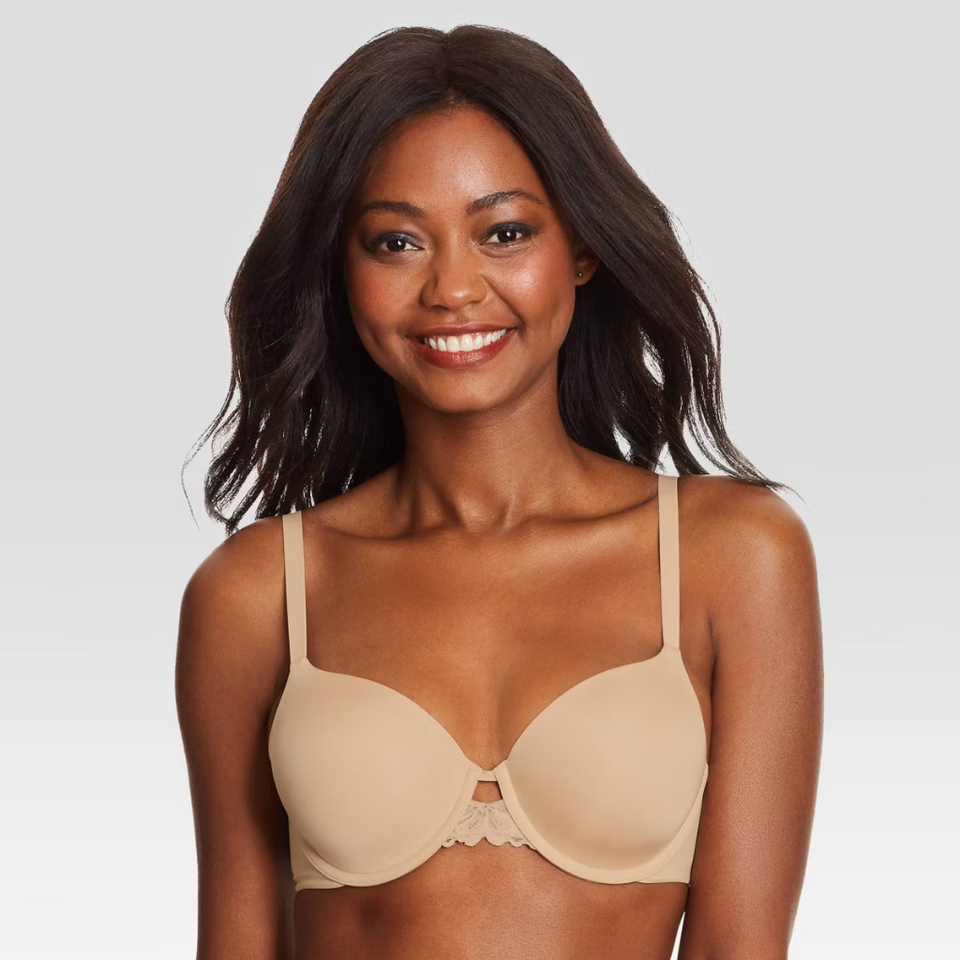 Maidenform Women's Beige One Fabulous Fit Coverage Bra