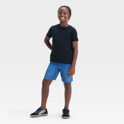 Cat & Jack Boy's Black Short Sleeve T-Shirt  | Cat & Jack in Lebanon