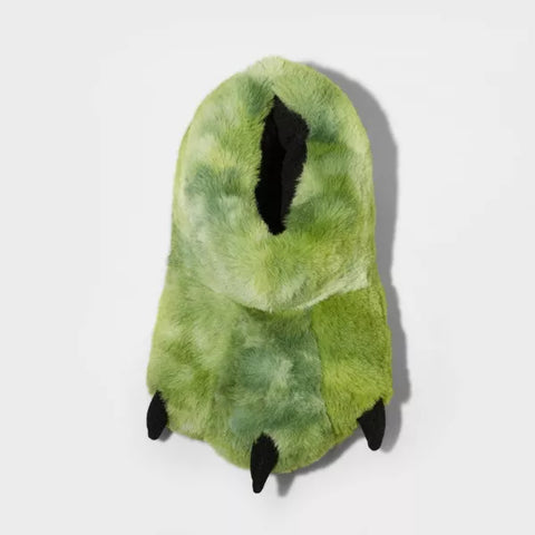Cat & Jack Boy's Green Kai Dinosaur Foot Slippers |Cat & Jack In Lebanon