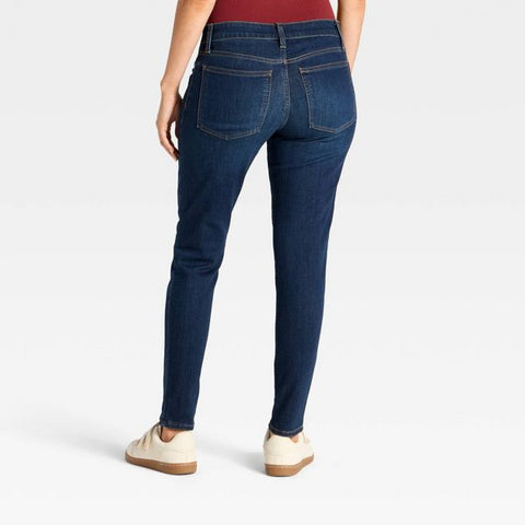 Ingrid & Isabel Women's Navy Under The Belly Low-Rise Skinny Maternity Jeans  |  Ingrid & Isabel in Lebanon