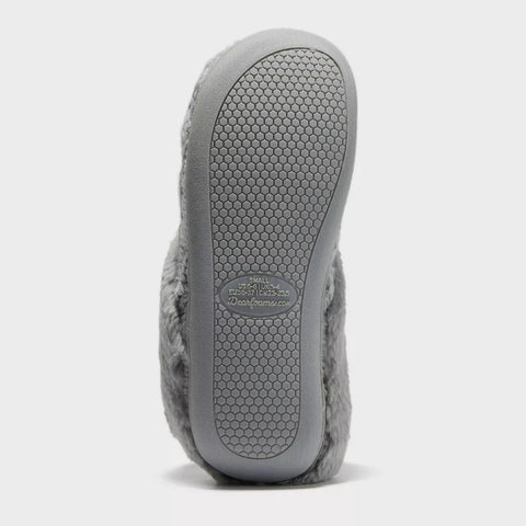 Dluxe By Dearfoams Women's Grey Carol Slippers | Dluxe By Dearfoams In Lebanon