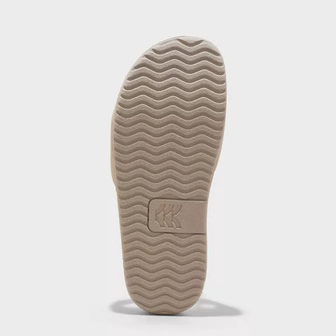 All In Motion Women's Khaki Makenna Slide Slippers | All In Motion In Lebanon