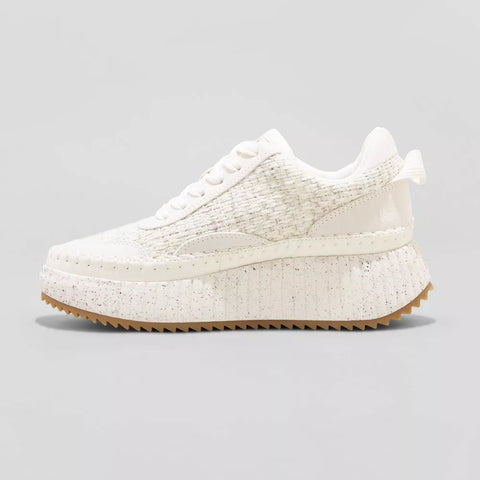 Universal Thread Women's Off White Persephone Sneakers with Memory Foam Insole | Universal Thread In Lebanon