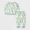 Cat & Jack Baby Girl's Mint Green & White Pajama Set 2 Pieces | Cat & Jack In Lebanon