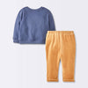 Cloud Island Baby Boy's Navy & Camel Pajama Set 2 Pcs | Cloud Island In Lebanon