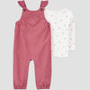 Carter's Baby Girls' Corduroy Heart Overall and Floral Bodysuit 2-Piece Set | Carter's  in Lebanon