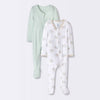 Cloud Island Baby Boy's Multicolor 2 Pk Long Sleeve Snails So Very Soft Modal Blend Sleep Overall | Cloud Island In Lebanon