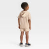 Cat & Jack Boy's Beige Short Sleeve Hooded Shirt and Shorts Set 2 Pack | Cat & Jack In Lebanon
