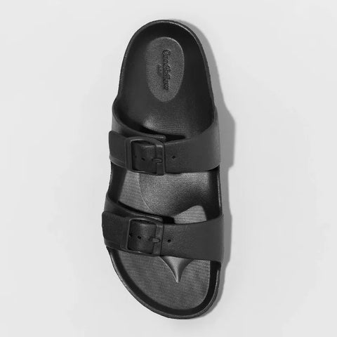 Goodfellow & Co™ Men's Black Carson Two Band Slippers | Goodfellow & Co™ In Lebanon