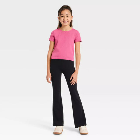 All In Motion Girl's Pink Seamless Crop T-Shirt | All In Motion In Lebanon