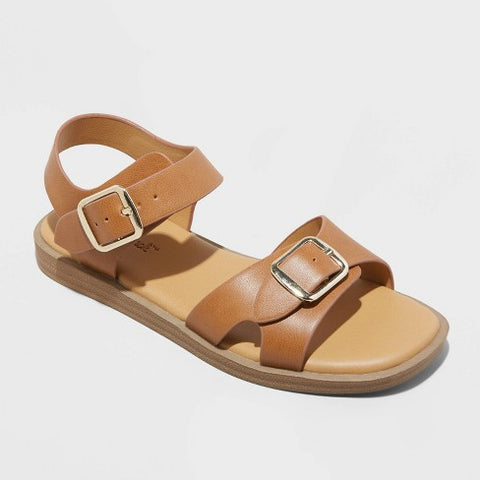 Cat&Jack Girl's Camel Ankle Strap Sandals| Cat&Jack in Lebanon