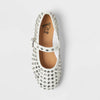 Art Class Girl's White Toree Rhinestone Ballet Flats | Art Class In Lebanon