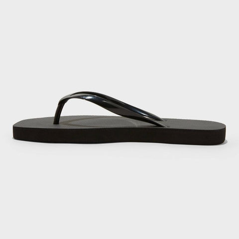 Shade & Shore Women's Black Palmer Square Toe Slipper | Shade & Shore In Lebanon