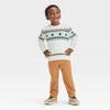 Cat & Jack Boy's White Fairisle Pullover Crewneck Blouse | Cat & Jack In Lebanon