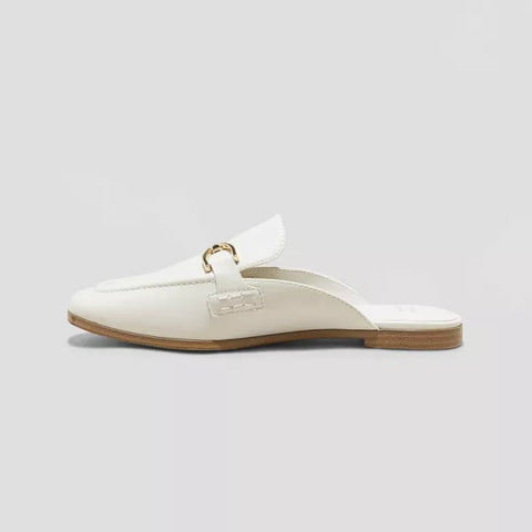A New Day Women's Off White Sandy Mule Flats | A New Day In Lebanon