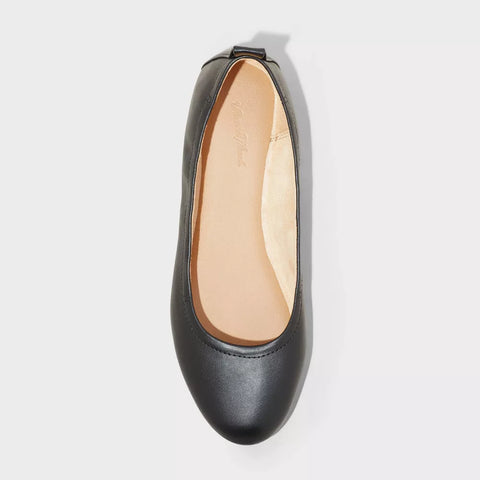 Universal Thread Women's Black Danielle Scrunch Ballet Flats |Universal Thread In Lebanon