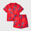 Marvel Boy's Red Printed Spider-Man Coat Short Set 2 Pack | Marvel In Lebanon