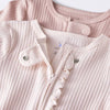 Cloud Island Baby Girl's Multicolor Solid Wide Ribbed Sleep Overall 2 Pack | Cloud Island In Lebanon