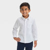 Cat & Jack Baby Boy's White Long Sleeve Oxford 'Button-Down Polo Shirt | Cat & Jack In Lebanon