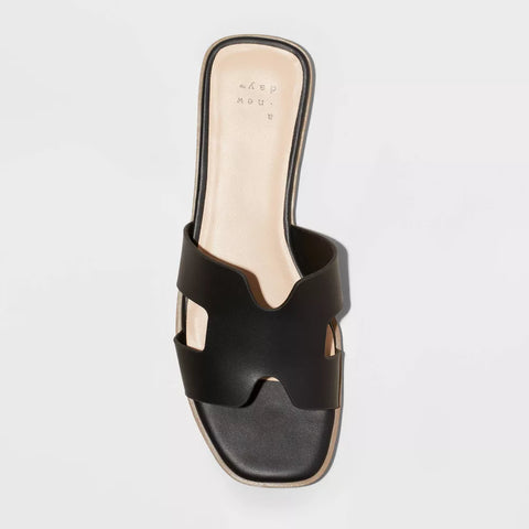 A New Day Women's Black Nina Slide Slippers | A New Day In Lebanon
