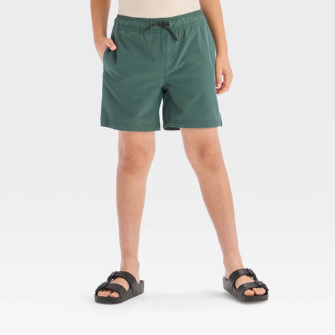 Cat & Jack Boy's Green Quick Dry 'Above the Knee' Pull-On Shorts | Cat & Jack in Lebanon
