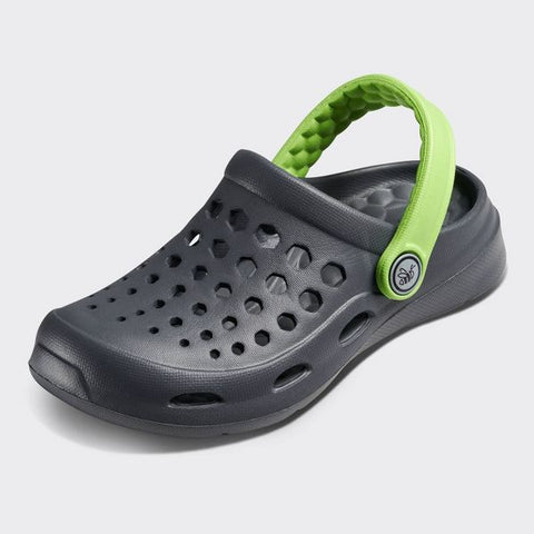 Joybees Boy's Charcoal/Lime Non-Marking Sole Slippers| Joybees  in Lebanon